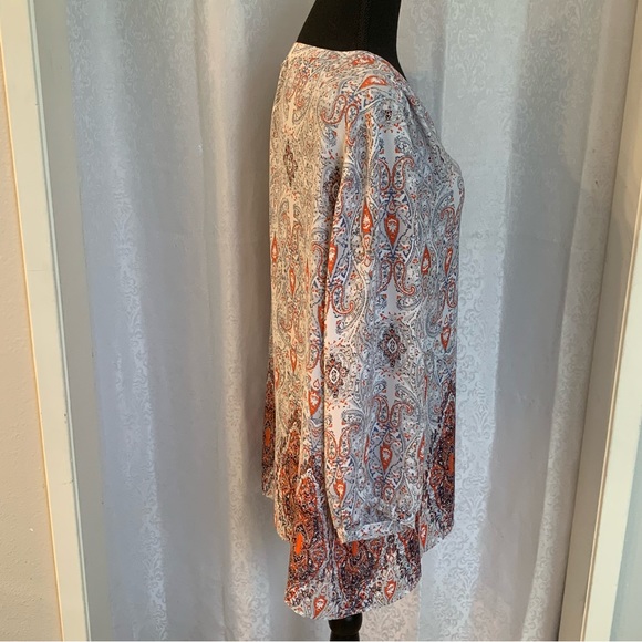 LILA ROSE TUNIC BLOUSE TOP Sz: XL - Picture 2 of 8